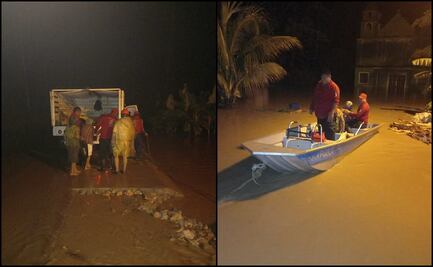 Lluvias dejan inundaciones, deslaves y cierre de carreteras en Tabasco