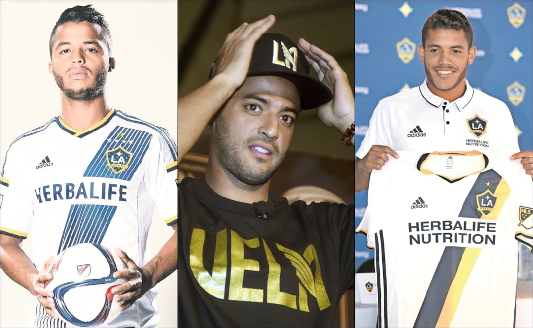 AGENCIAS. Giovani dos Santos, Carlos Vela y Jonathan dos Santos
