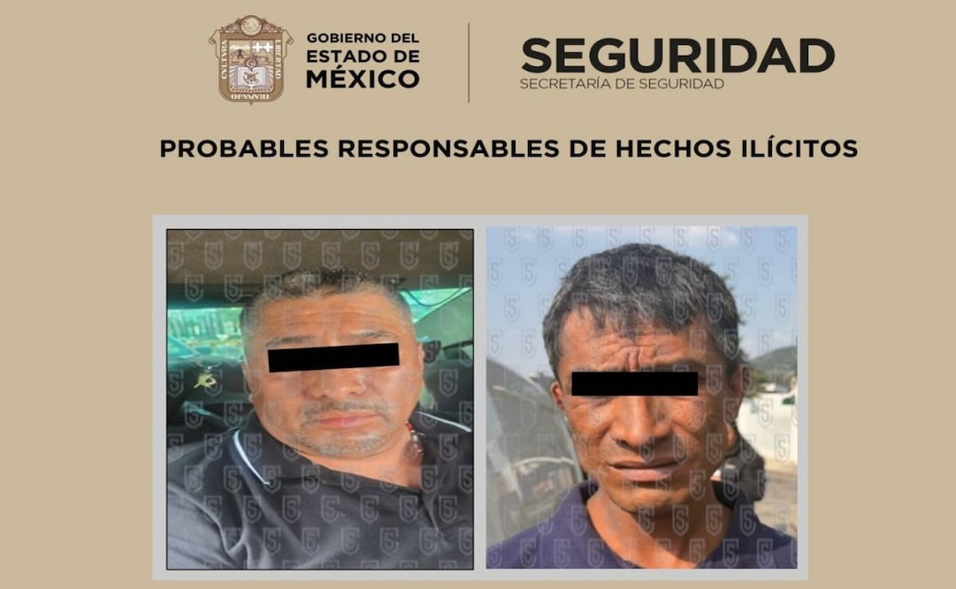 Caen dos presuntos implicados en robo a transportista. Foto: Especial