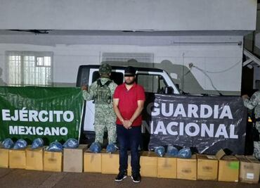 Detienen a hombre en posesión de 72 mil cigarros de marihuana en Sonora