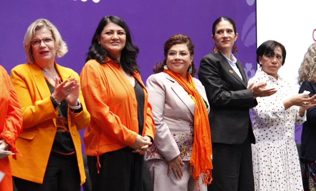 Brugada anuncia fortalecimiento de la Alerta por Violencia de Género (25/08/2025). Foto: Especial