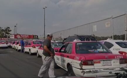Usan Estadio Azteca para sanitizar taxis de la CDMX