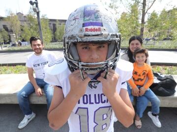 Él es Gerzon Leal, mexiquense y joven promesa del fútbol americano