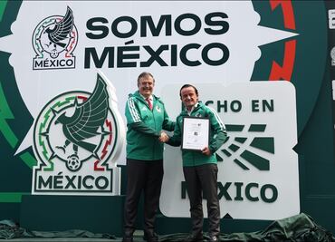 Mikel Arriola y Marcelo Ebrard presentan campaña para inspirar a la afición a apoyar a la Selección Mexicana