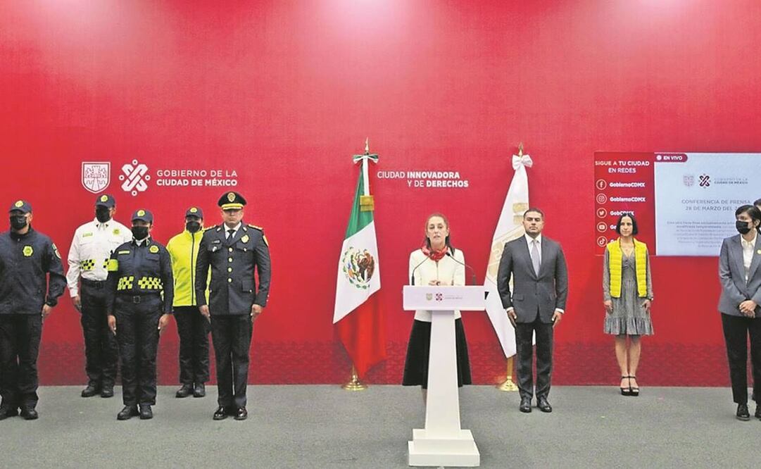 La jefa de Gobierno dijo que la disculpa no es un tema de espacio, sino de responsabilidad. Foto: Especial