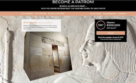 El Louvre restaurará reliquia egipcia gracias al mecenazgo popular