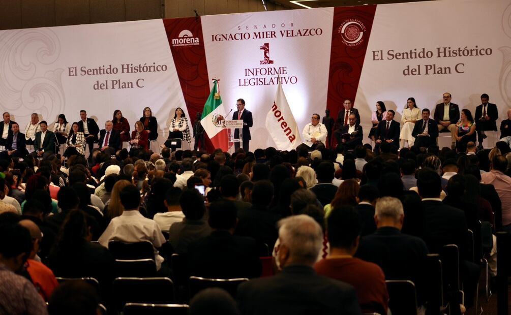 Ignacio Mier Velazco, vicecoordinador de Morena en el Senado de la República (27/09/2025). Foto: X (@NachoMierV)