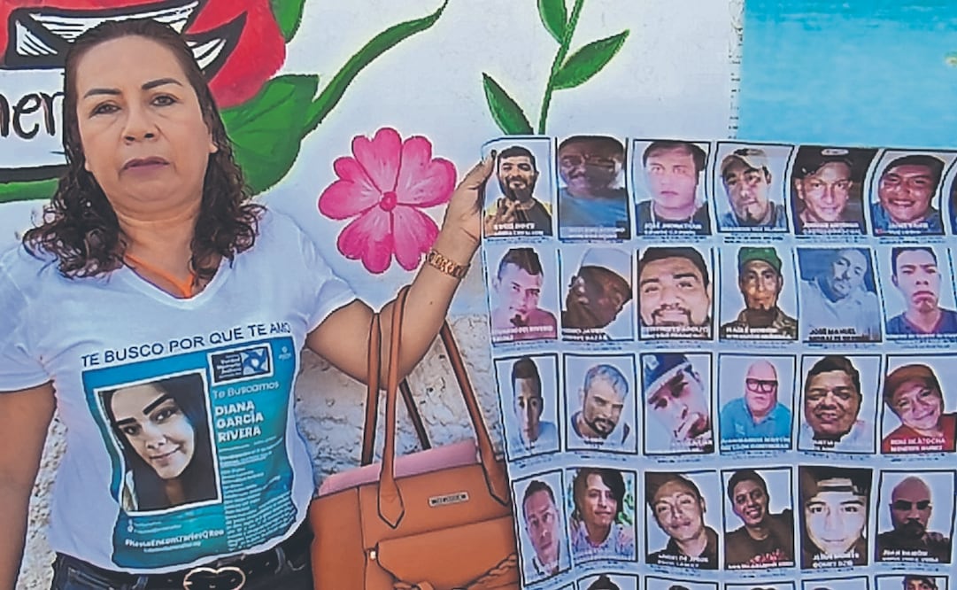 Romana Rivera continúa la búsqueda de su hija Diana y otros desaparecidos en Quintana Roo a través del colectivo que fundó, Verdad Memoria y Justicia. Foto: Adriana Varillas/ EL UNIVERSAL