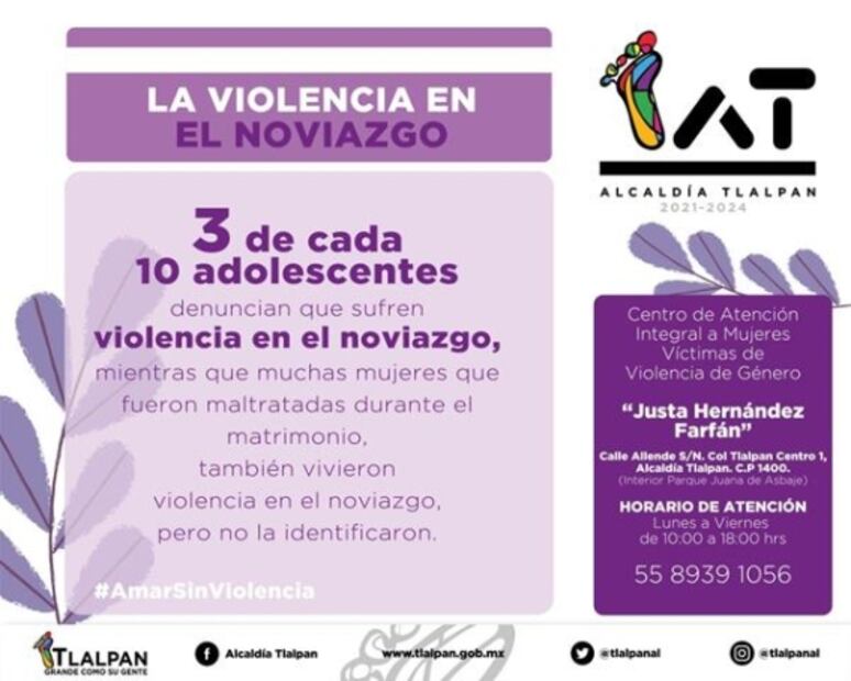En los últimos dos años creció 37% violencia en el noviazgo en Tlalpan, reporta ONG