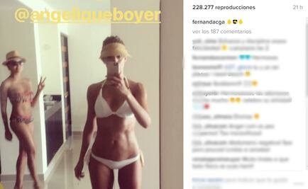 Fernanda Castillo presume su figura junto a Angelique Boyer