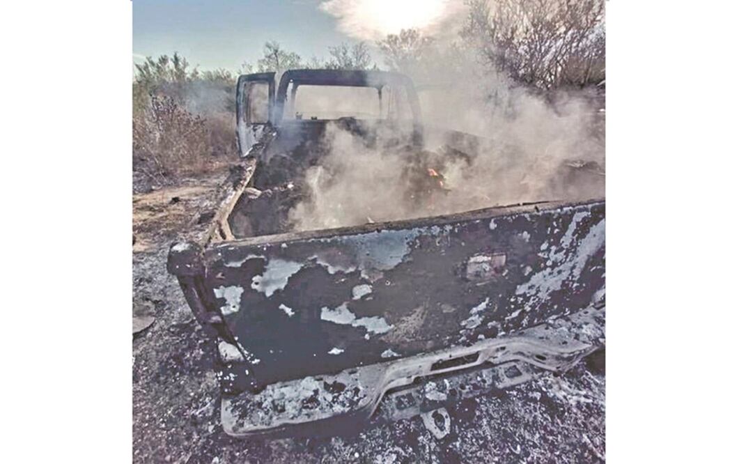 Los vehículos con las víctimas aparecieron en Rancho Piedra. Foto: ESPECIAL