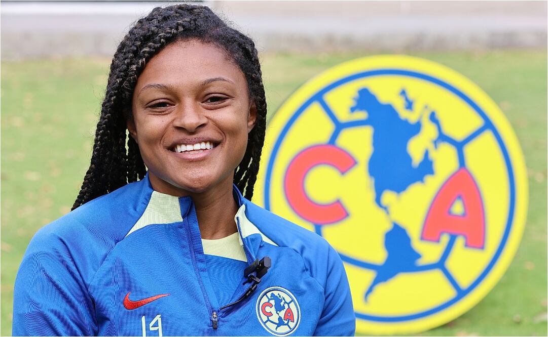 Dayana Martin, jugadora del América para este Clausura 2024. FOTO: Berenice Fregoso/ EL UNIVERSAL