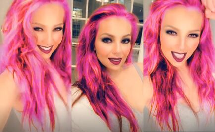 Thalía cambia de look por un día