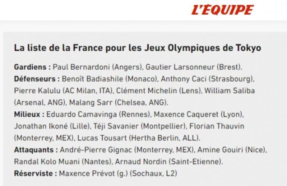 En Francia ponen a Gignac y Thauvin como jugadores de Monterrey