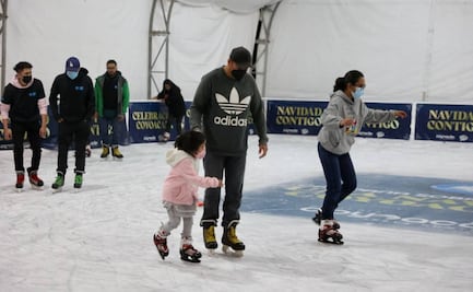 Habilitan dos pistas de hielo gratuitas en Coyoacán