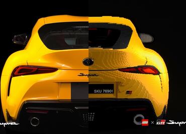 Toyota y LEGO crean un Supra completamente funcional a tamaño real