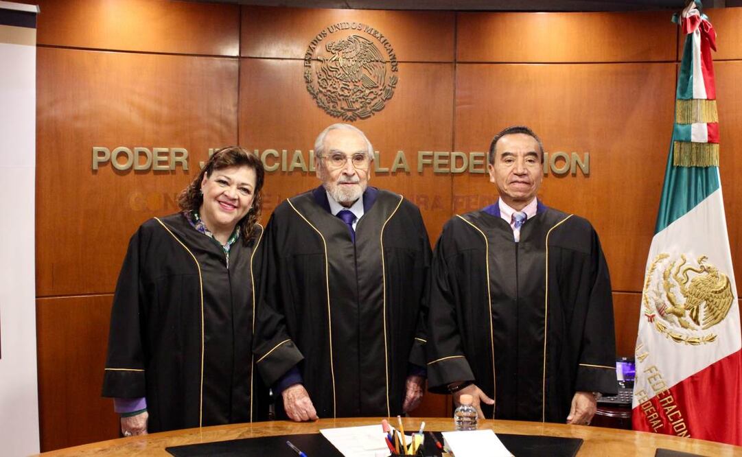 La Comisión de Investigación del Tribunal de Disciplina está conformada por Eva Verónica de Gyvés, Bernardo Bátiz y Rufino León Tovar. Foto: Especial