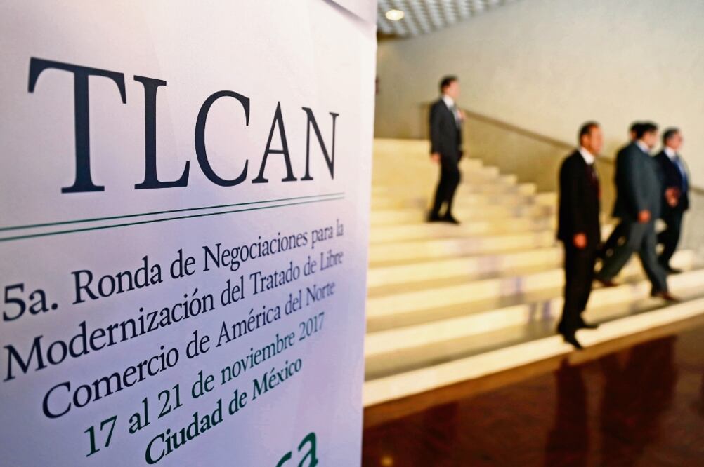La quinta ronda de la renegociación del Tratado de Libre Comercio de América del Norte inició ayer oficialmente en la Ciudad de México (JOSÉ MÉNDEZ. EFE)