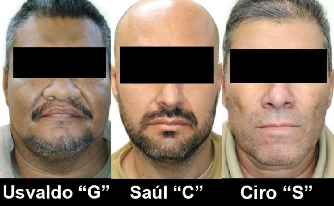 FGR entrega en extradición a EU a tres hombres. Fotos: Especiales