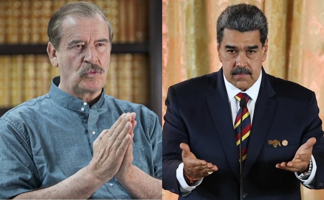 Vicente Fox y Nicolás Maduro. Foto: Archivo EL UNIVERSAL
