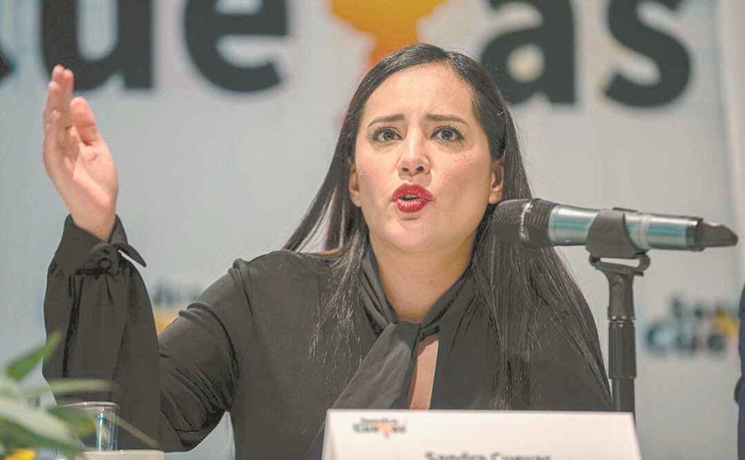 Sandra Cuevas, alcaldesa electa por PAN-PRI-PRD, rechazó que el edil Néstor Núñez, de Morena, le haya ayudado a ganar las elecciones en Cuauhtémoc. Calificó los dichos como “chisme vulgar”. Foto: ESPECIAL