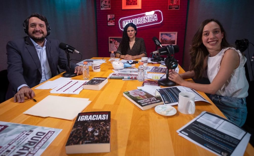 "Andy" López Beltrán fue invitado a "La Moreniza" en junio de 2025. Foto: Redes sociales de Morena.