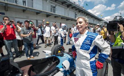 Lady Gaga corrió en las 500 Millas de Indianápolis