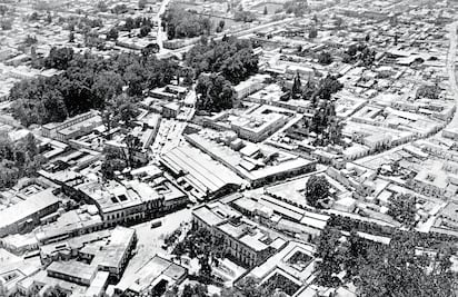 La ciudad de 1928 desde las alturas