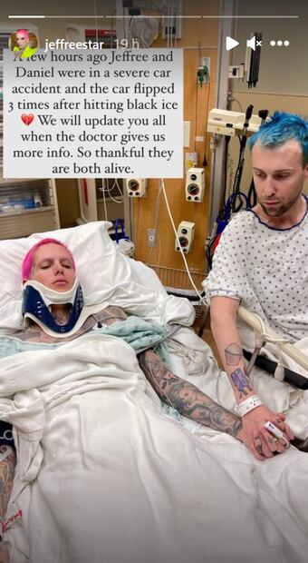 El youtuber Jeffree Star es hospitalizado tras accidente 
