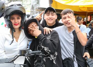 Sandra Cuevas acude a Venustiano Carranza; urge atender deuda con las juventudes