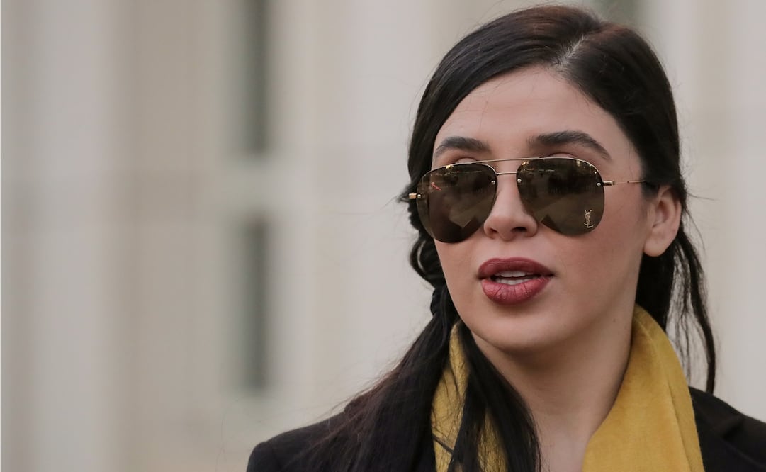 Emma Coronel durante el juicio que se llevó a cabo en contra de su esposo el narcotraficante Joaquín "El Chapo" Guzmán / Archivo. Reuters