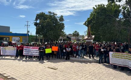 Estalla protesta magisterial en Baja California Sur; reclaman pagos y mejor servicio del ISSSTE