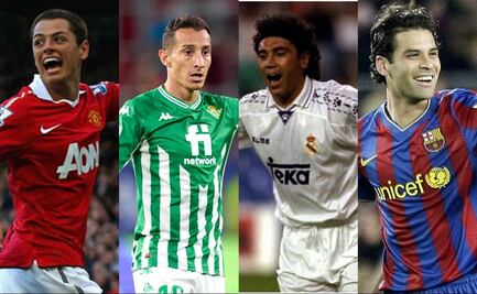 Los futbolistas mexicanos que más juegos tienen en Europa