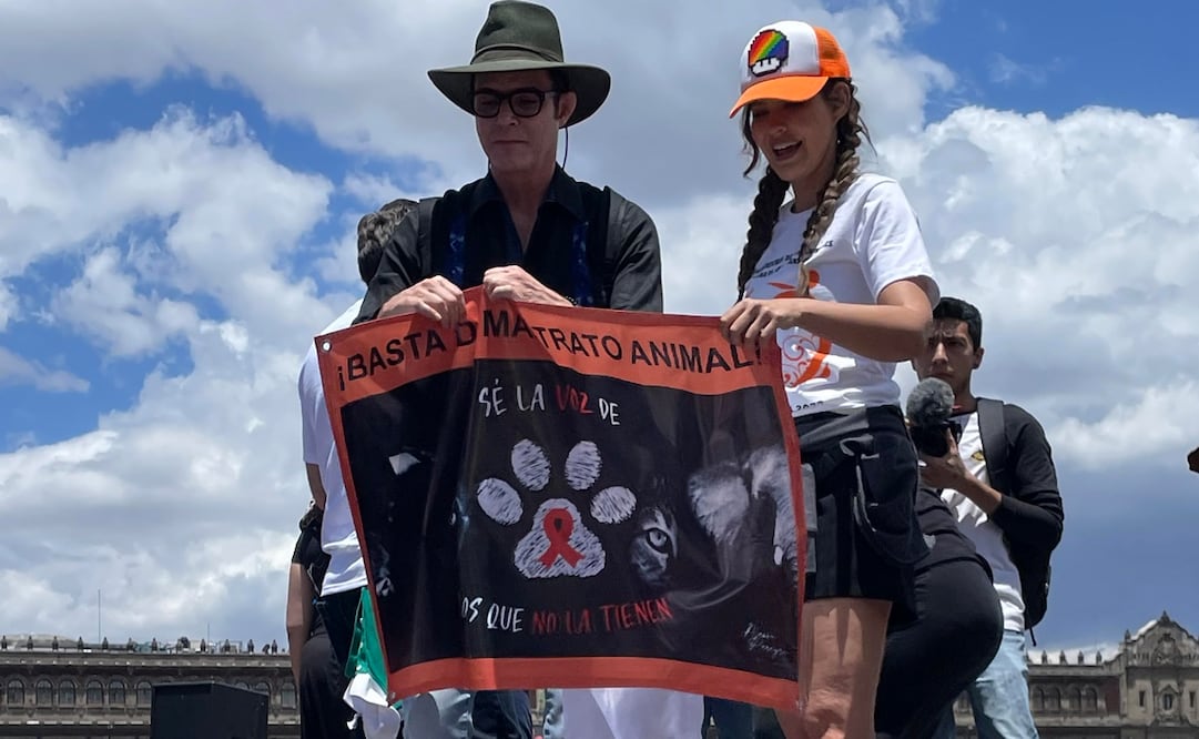 Varias celebridades se dieron cita para darle voz a sus mascotas y exigir se respeten sus derechos. Foto: Nicole Trejo / EL UNIVERSAL