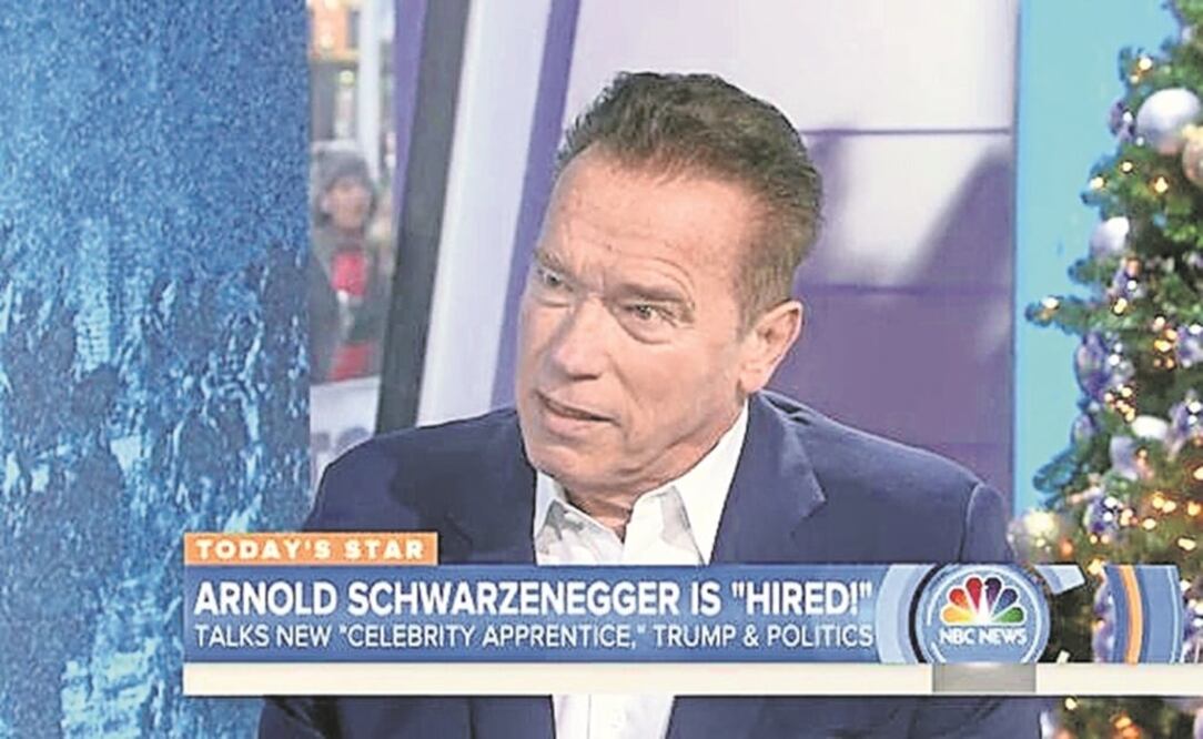 El actor y ex goberandor dio una entrevista al programa 'Today'. (TOMADO DE YOUTUBE)