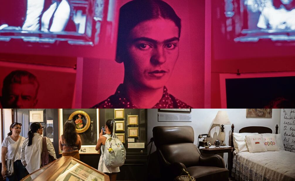 La Casa Kahlo o Casa Roja, que abrió en octubre, exhibe más de 600 piezas, entre cartas, muebles, objetos, vestidos, fotos y obra. Fotos: Fernanda Rojas y Osmar Alvarado / EL UNIVERSAL