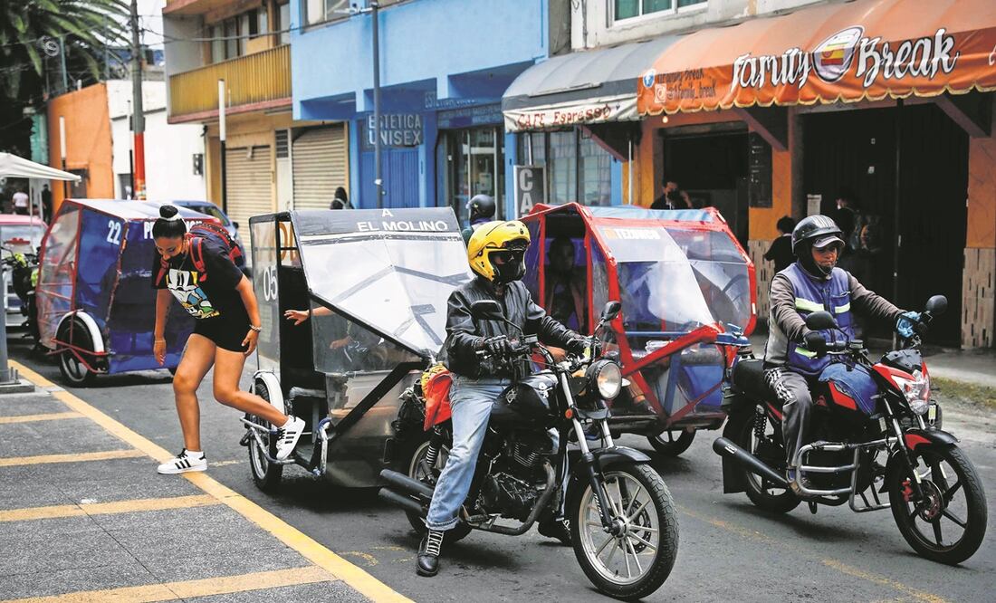 Qué opinan los usuarios de los mototaxis en CDMX: "Como los checan pueden mejorar el servicio"