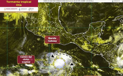 Se forma la tormenta tropical "Otis" en costas de Oaxaca