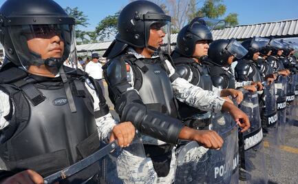 INM y Guardia Nacional inspeccionan ríos en frontera entre Chiapas y Guatemala