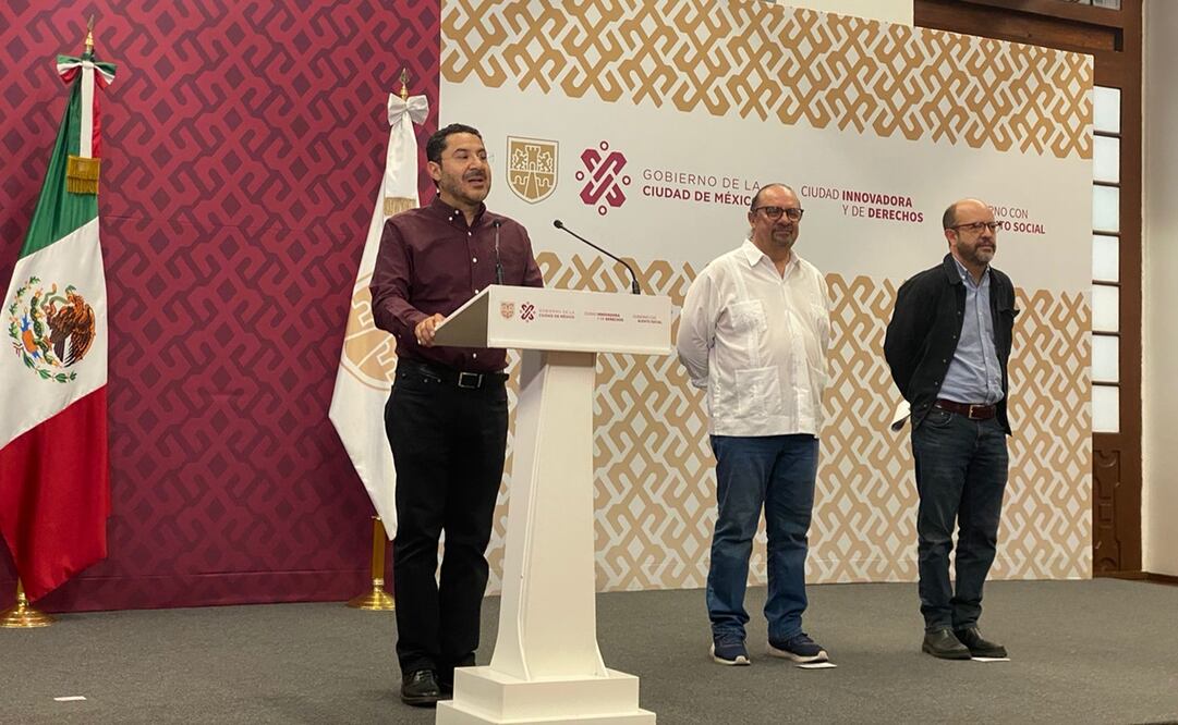 Martí Batres. jefe de Gobierno de la CDMX. Foto: Alberto Acosta / EL UNIVERSAL