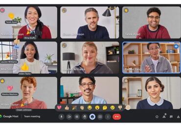Google Meet añade reacciones durante las videollamadas