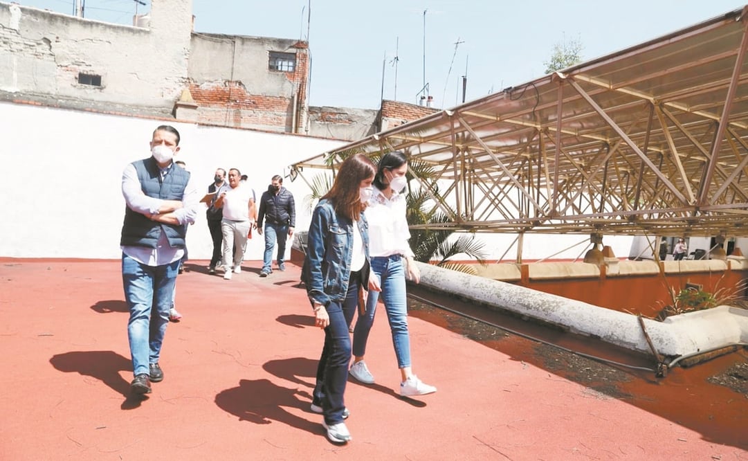 La alcaldesa Lía Limón recorrió la Casa Jaime Sabines. Foto: Tomada de Twitter