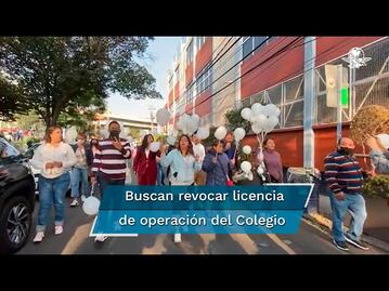 Marchan contra el regreso a clases en el Colegio Williams tras fallecimiento de Abner 