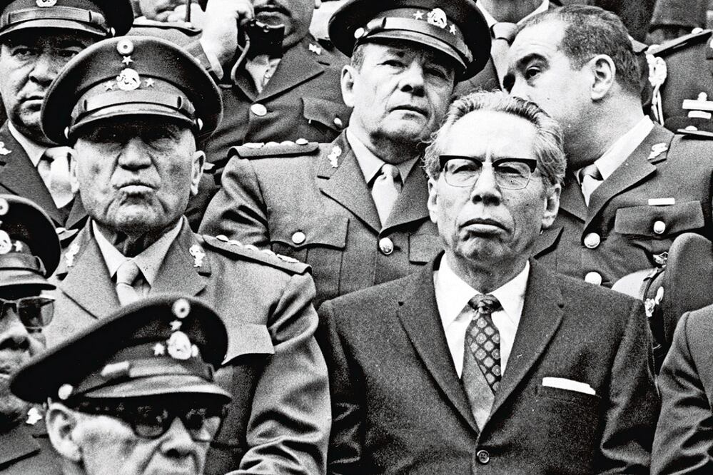 El general Marcelino García Barragán y el expresidente Gustavo Díaz Ordaz, implicados en la matanza de 1968. Foto: Fototeca El Universal