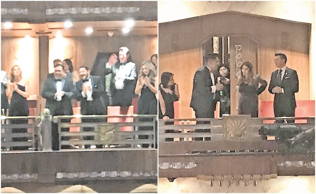 En el evento Martí Batres, presidente del Senado (izquierda), y Sergio Mayer, presidente de la Comisión de Cultura en la Cámara Baja. Foto: ANTONIO DÍAZ. EL UNIVERSAL