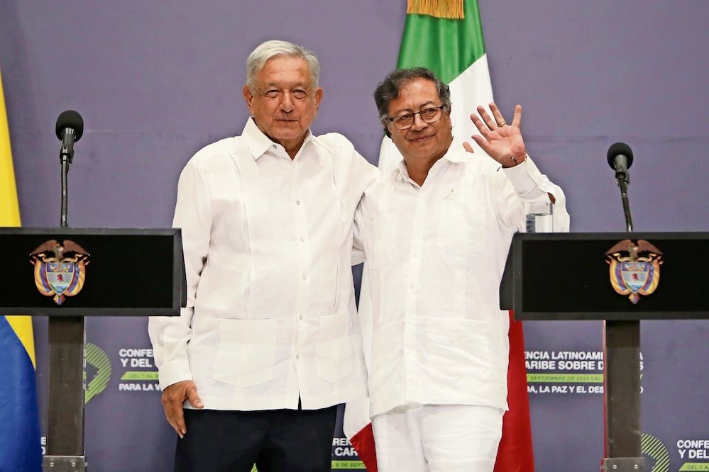 Los presidentes de México y Colombia pidieron unir fuerzas en AL para exigir al mundo un enfoque menos represivo ante el tema. Foto: AP