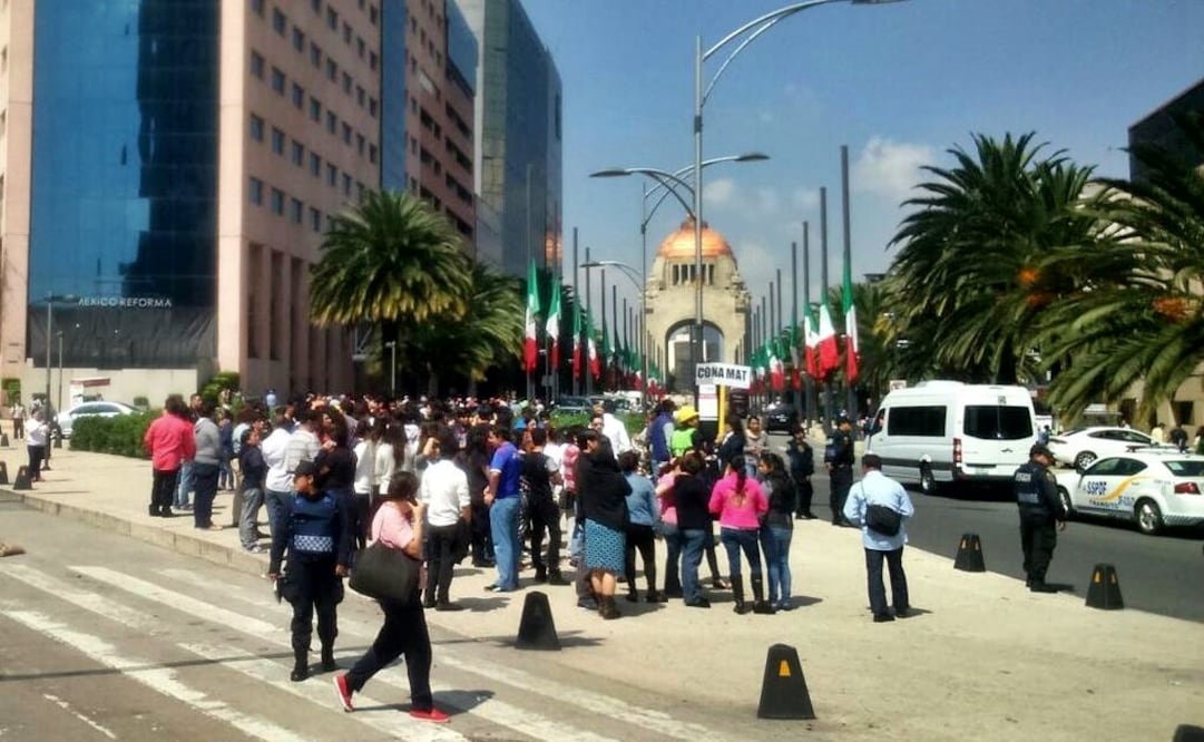 The government of Mexico City marked the date with a drill. The head of the Department of Public Security, Hiram Almeida Estrada, said that the city is better prepared. (Photo: Christian Mendoza)
