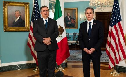 Blinken afirma frente a Ebrard que EU trabaja con México ante “reto migratorio sin precedentes”