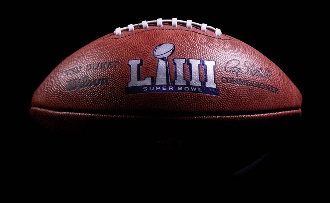 Balón conmemorativo del Super Bowl LIII  FOTO/AP