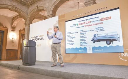 Autoridades esperan que abasto de agua en Nuevo León se equilibre este mes